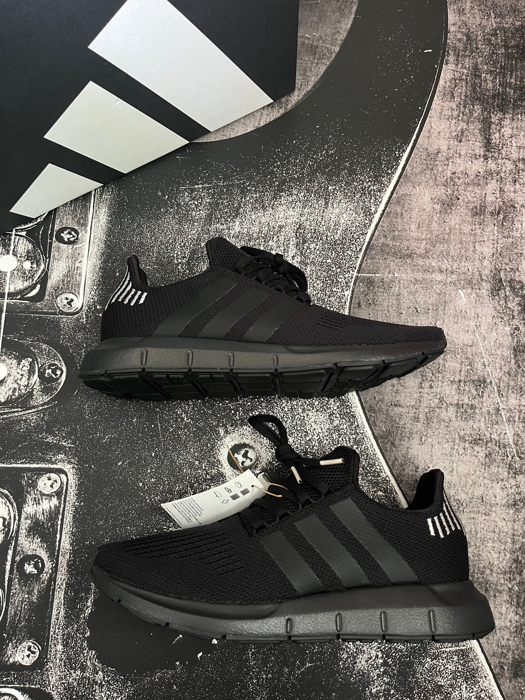Adidas Swift Run 1.0 Black Sneakers, Women's Size 11, New in Box