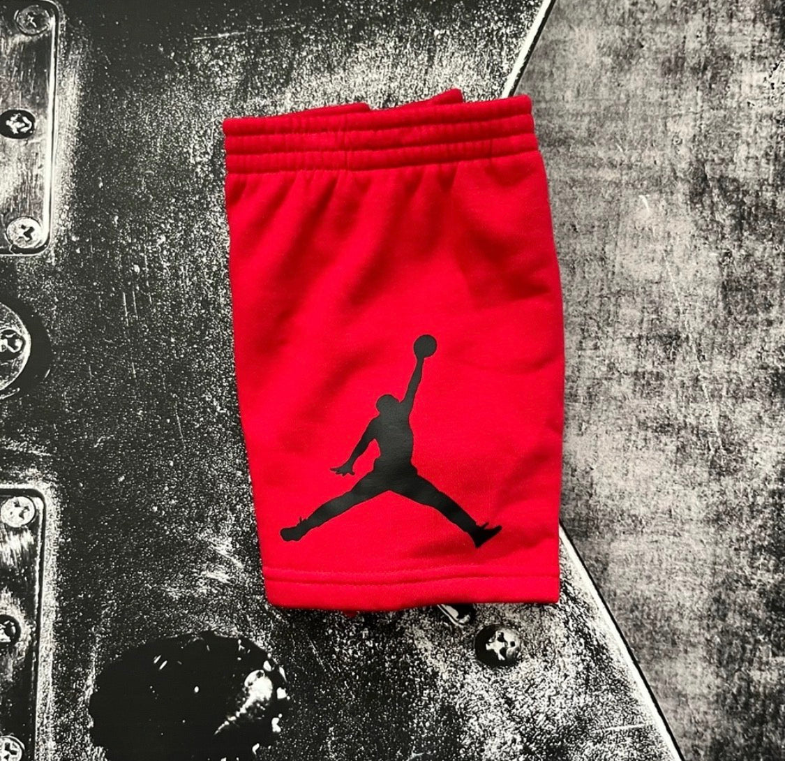 NWT Jordan Jumpman Shorts Size 3T Red & Black