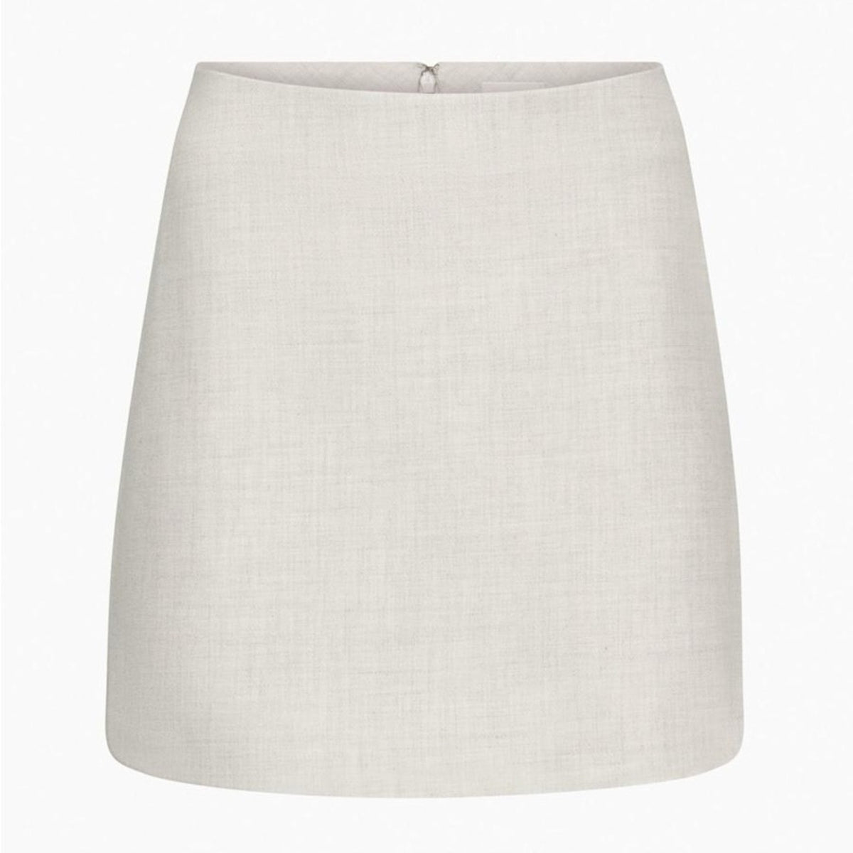 Wilfred Cream Linen-Blend A-Line Mini Skirt | Size 12 | NWT