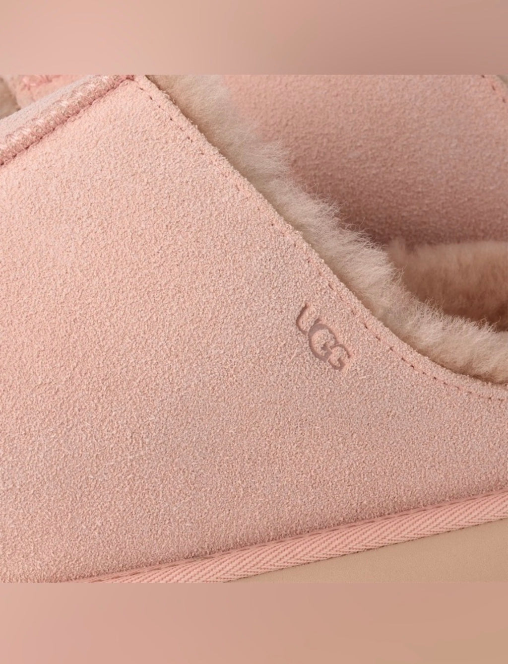 UGG Greenport Slide Sandal | Beige Blush Pink | Women's Size 12 | NIB