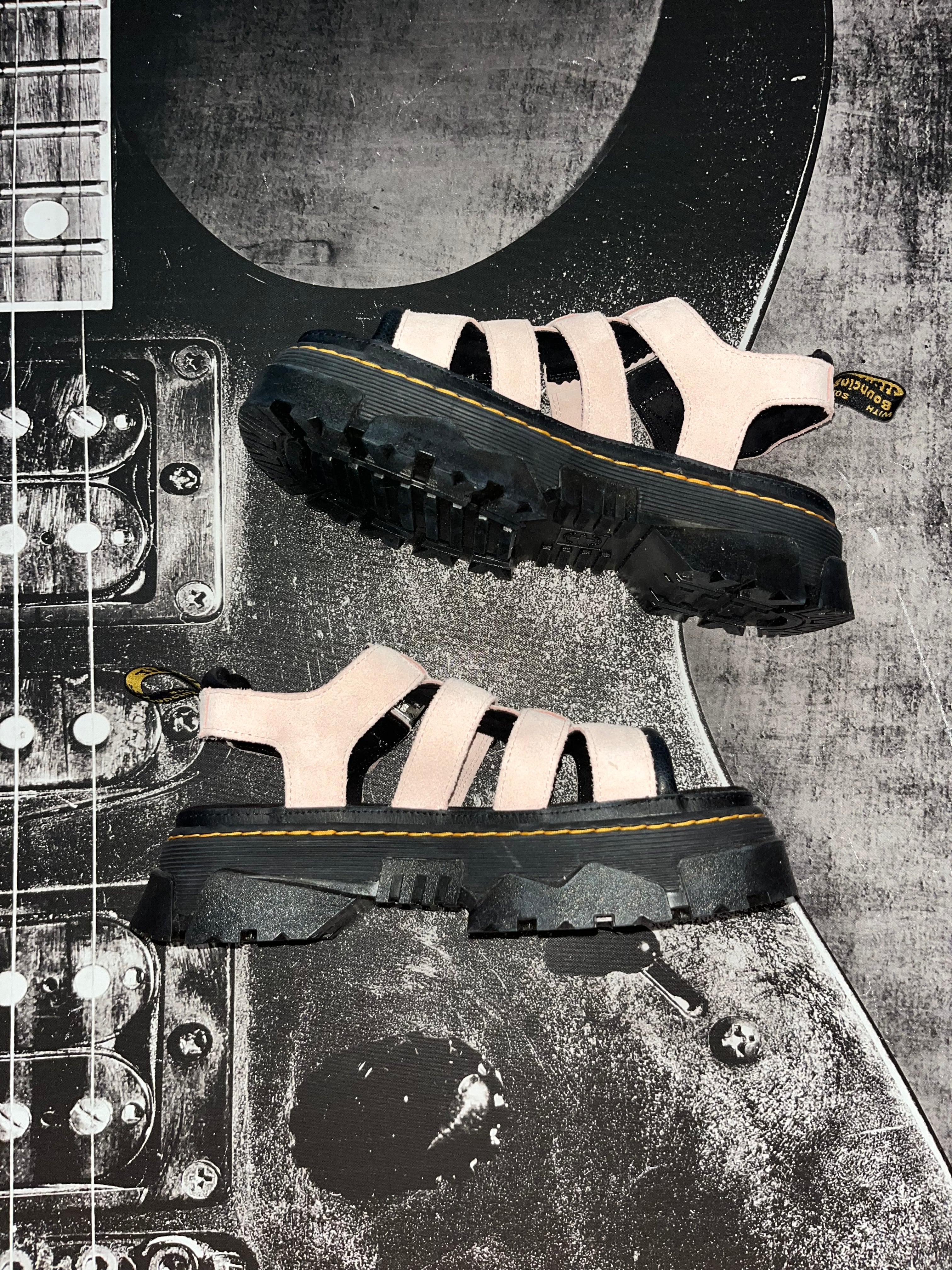 Dr. Martens Mattison Platform Sandal — Powder Pink | Women's Size 10