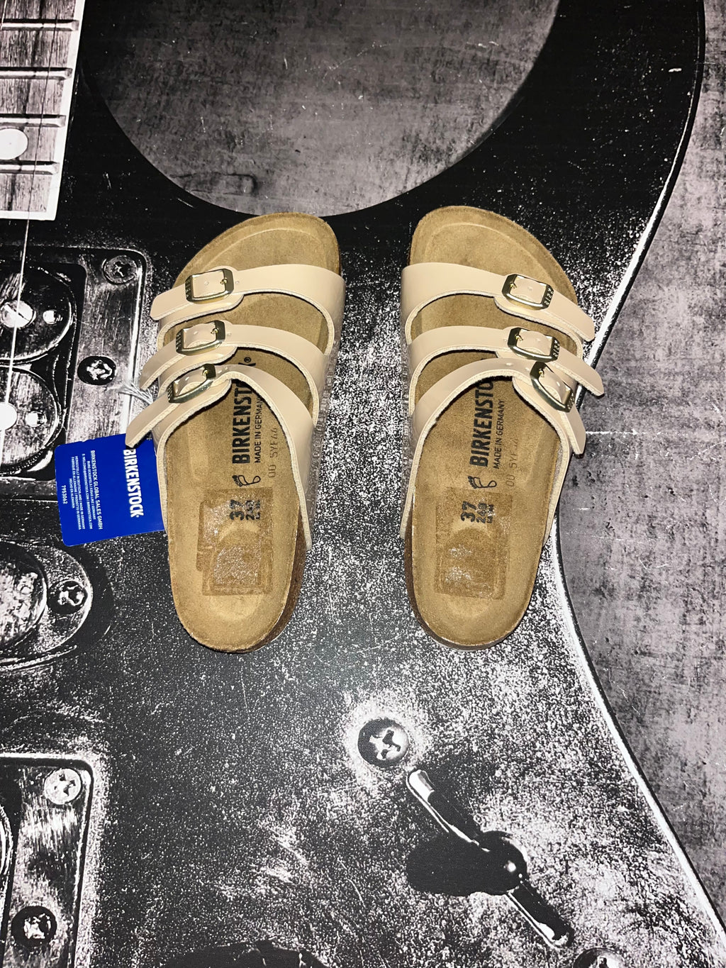 NEW Birkenstock Florida Graceful Slide Sandals • Sand • Size: EU 37 / Women's US 6–6.5