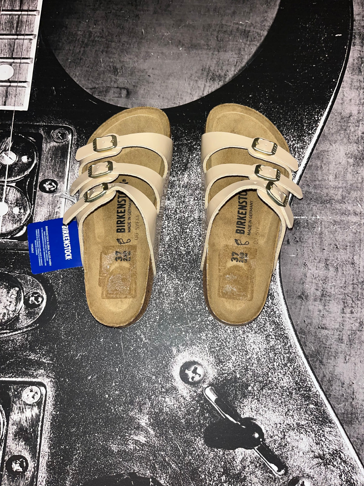 NEW Birkenstock Florida Graceful Slide Sandals • Sand • Size: EU 37 / Women's US 6–6.5