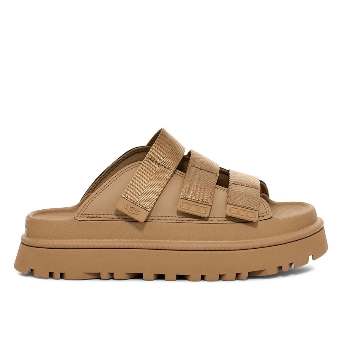 UGG Goldenglow Platform Sandals • Dark Sand • Women’s 12 • New