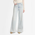 7 for All Mankind Luxe Vintage Lotta High-Rise Wide-Leg Jeans • Maui Light Wash • Size 31 • NWT
