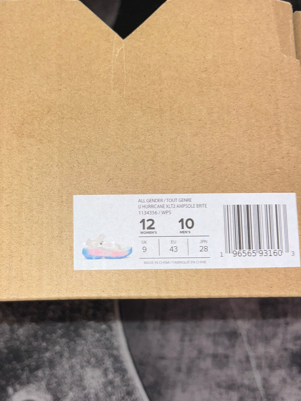 Teva Hurricane XLT2 Ampsole Brite Sandals • Women’s 12 • White/Pastel Pink Blue • New in Box