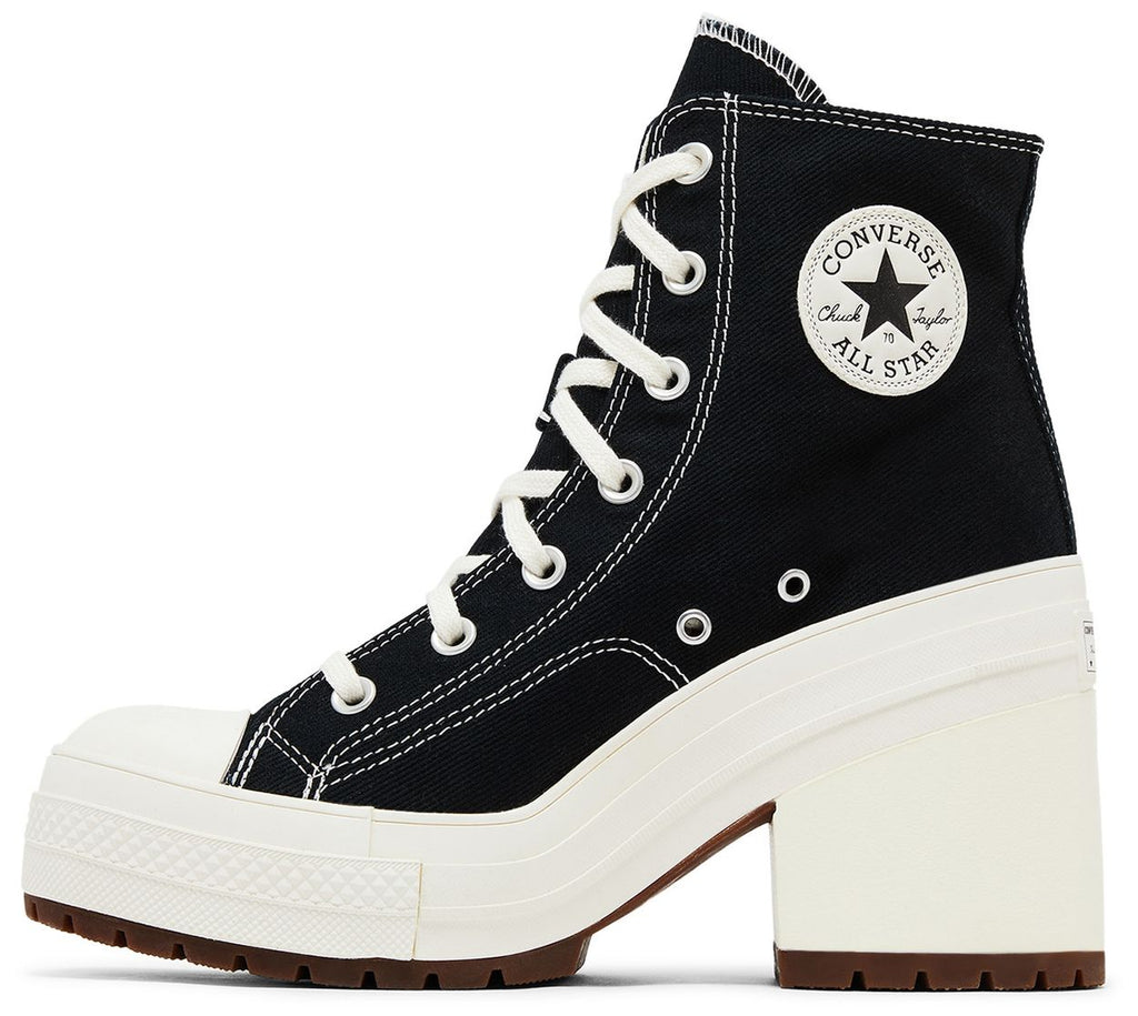 Converse Chuck 70 De Luxe Heel High — Black Egret | Size 12 (fits Men's 10)