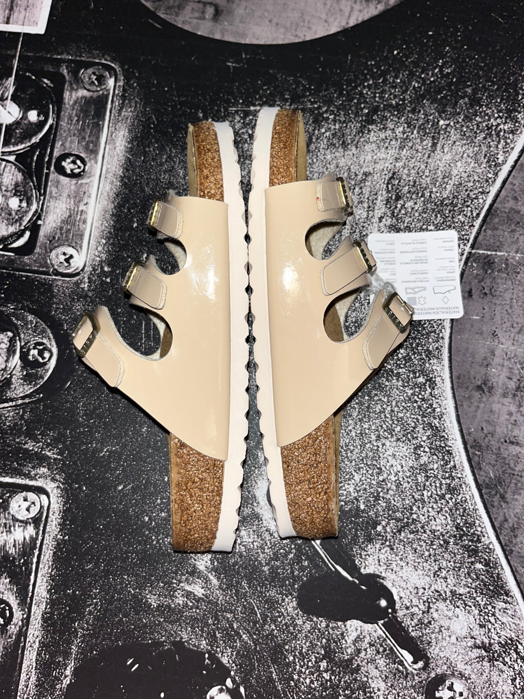 NEW Birkenstock Florida Graceful Slide Sandals • Sand • Size: EU 37 / Women's US 6–6.5