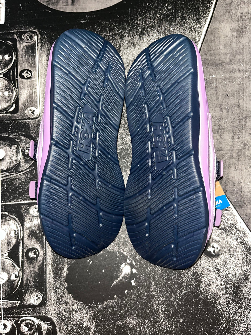 NWT HOKA Ora Luxe Recovery Slide Sandals • Violet Bloom / Outerspace Purple Navy • Size: Men's 11 / Women's 13
