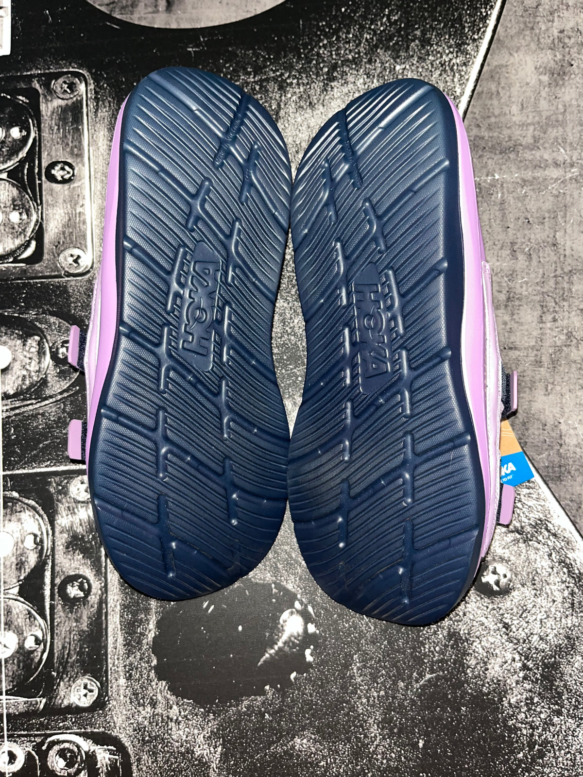 NWT HOKA Ora Luxe Recovery Slide Sandals • Violet Bloom / Outerspace Purple Navy • Size: Men's 11 / Women's 13