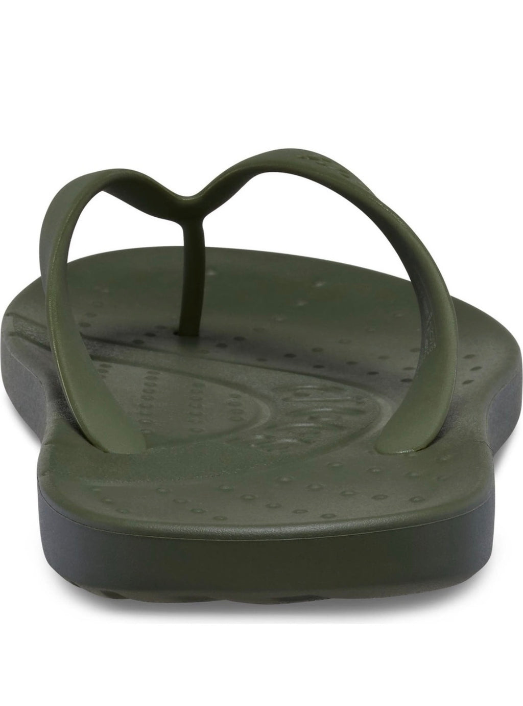 NWT Crocs Flip Flop Sandals • Army Green • Size: Women's 7 / Men's 5