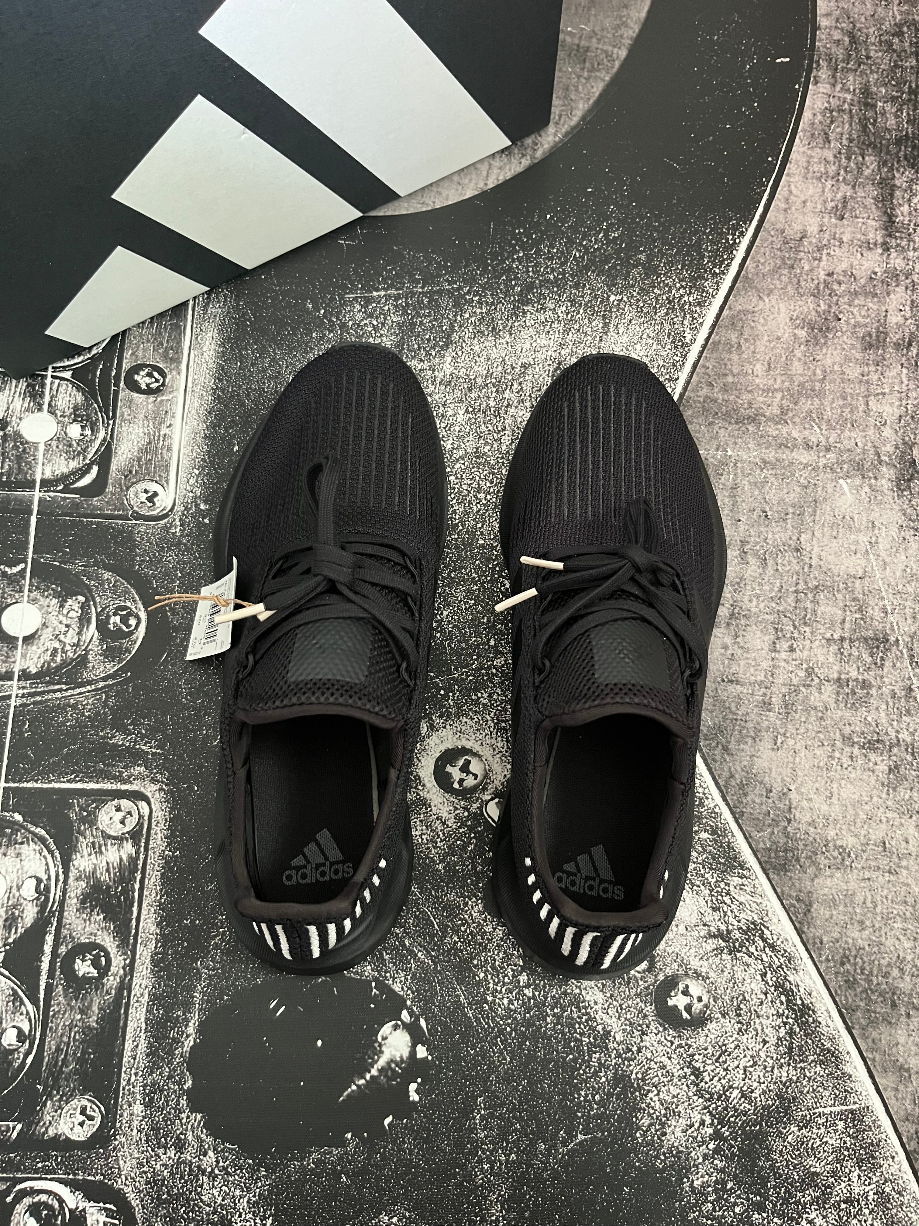 Adidas Swift Run 1.0 Black Sneakers, Women's Size 11, New in Box