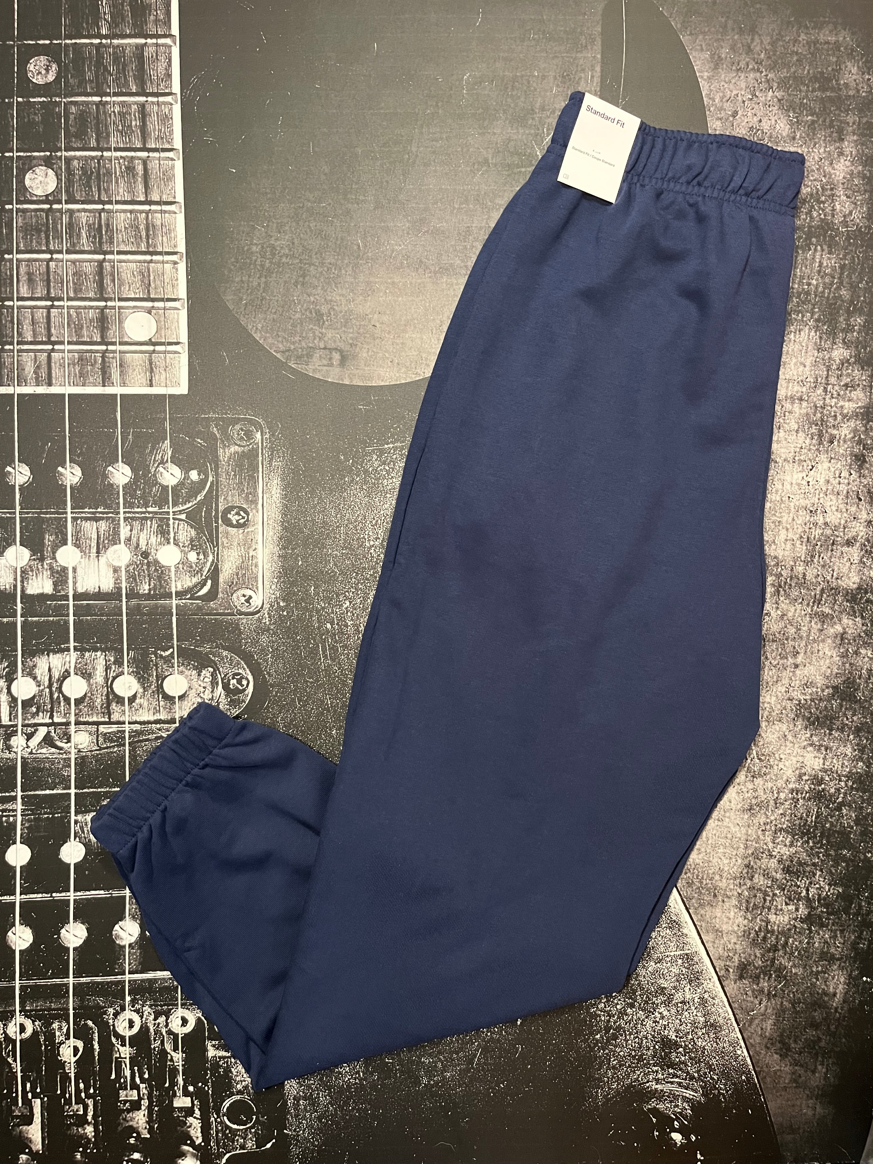 NWT Jordan Sport Crossover Dri-FIT Fleece Pants • Midnight Navy / White • Size: Large
