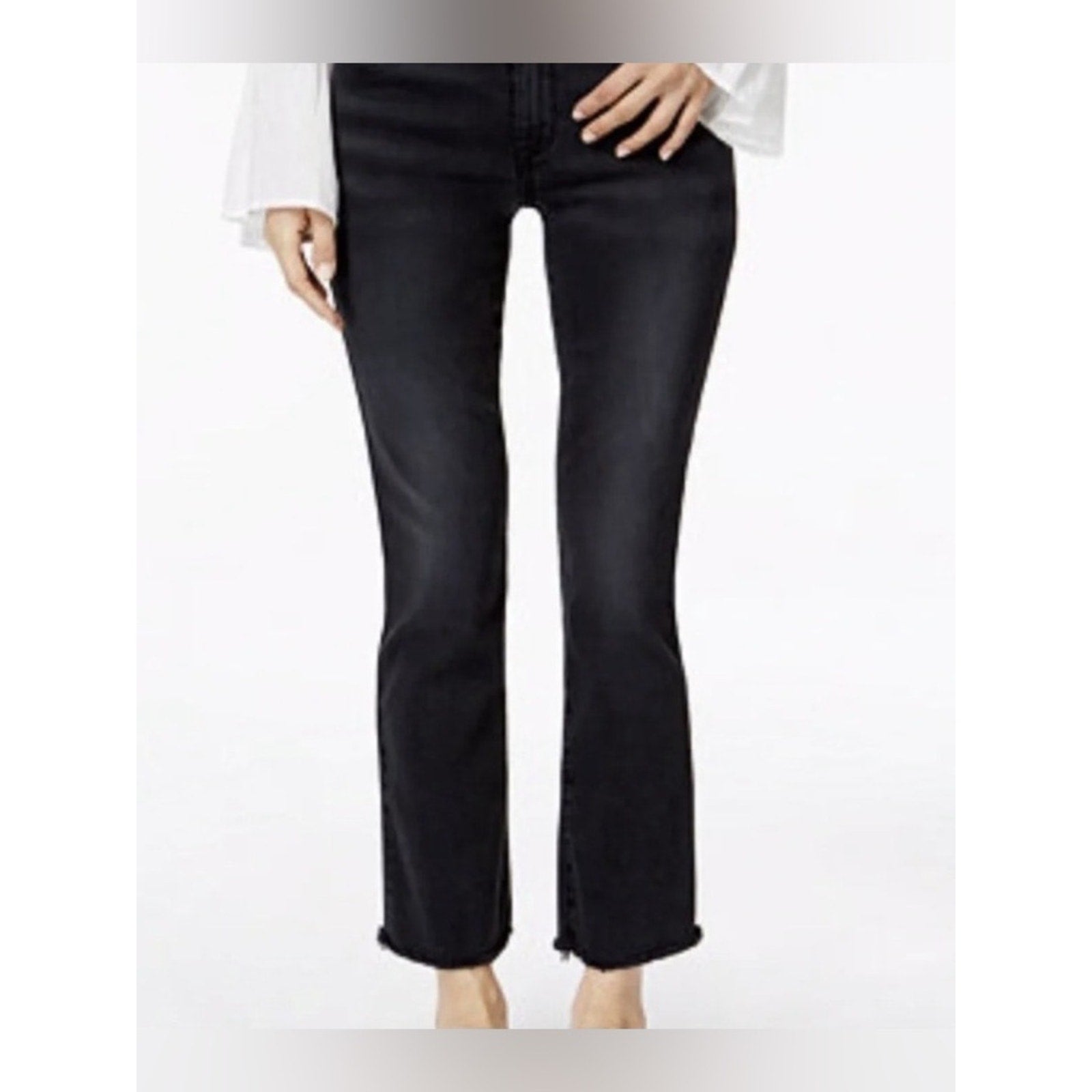 NWT STS Blue Brooke High Rise Kick Flare Jeans • Soft Faded Black • Size 28