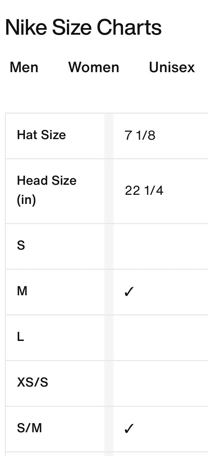 Nike Bucket Hat — Black/White | Adult S/M