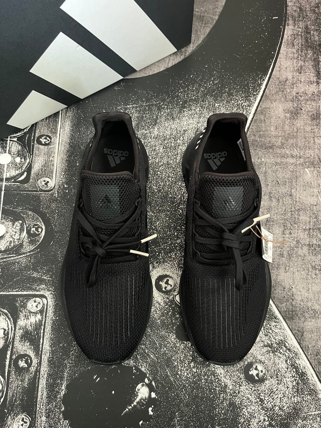 Adidas Swift Run 1.0 Black Sneakers, Women's Size 11, New in Box