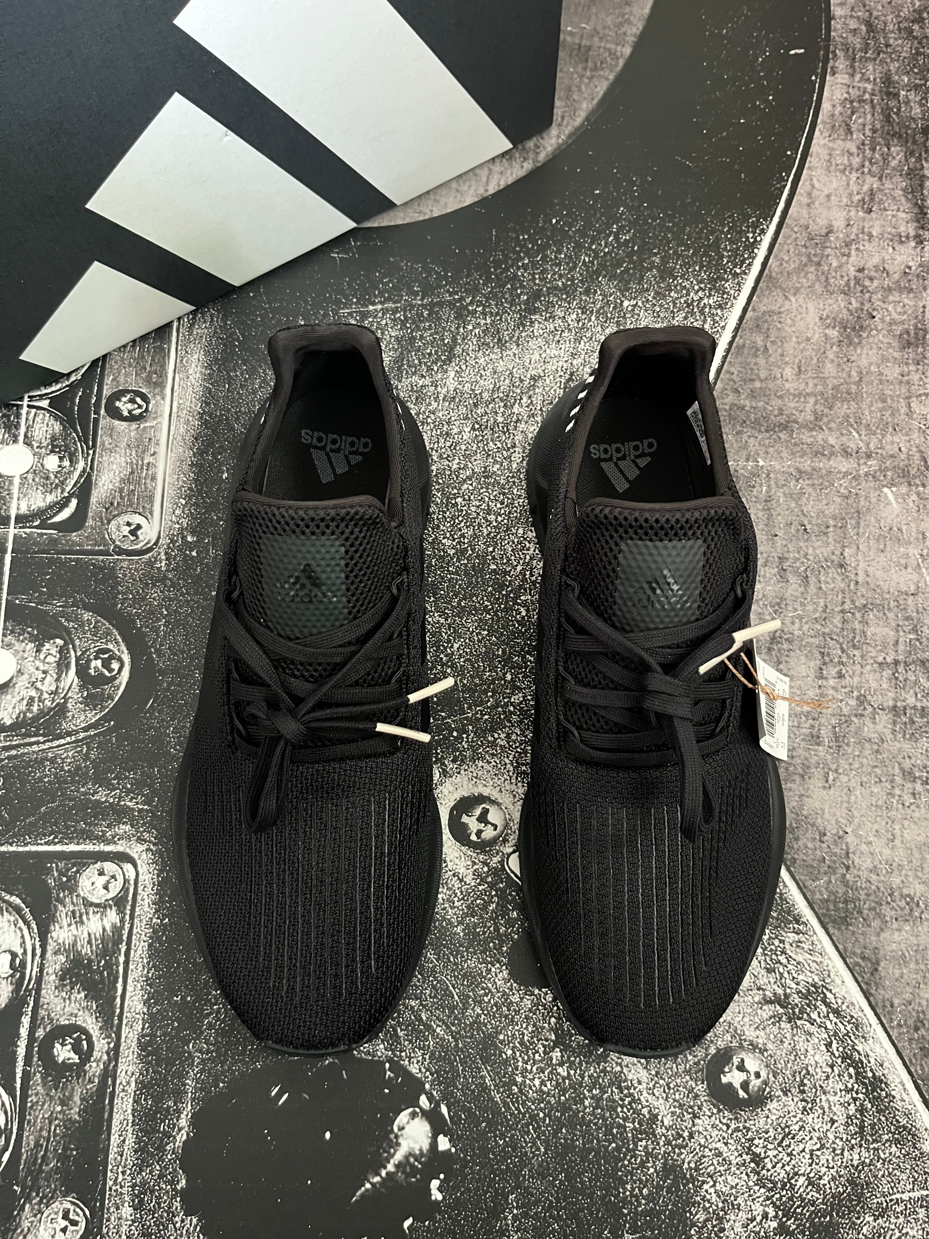 Adidas Swift Run 1.0 Black Sneakers, Women's Size 11, New in Box