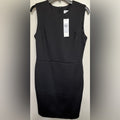 Calvin Klein Black Sleeveless Sheath Dress | LBD | Size 10 | NWT
