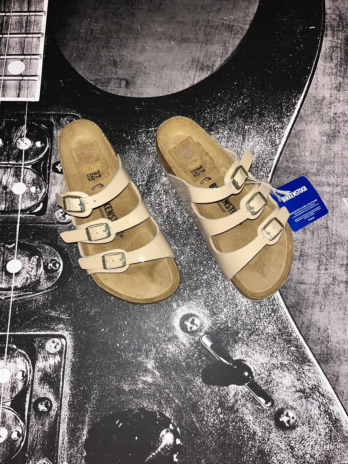 NEW Birkenstock Florida Graceful Slide Sandals • Sand • Size: EU 37 / Women's US 6–6.5