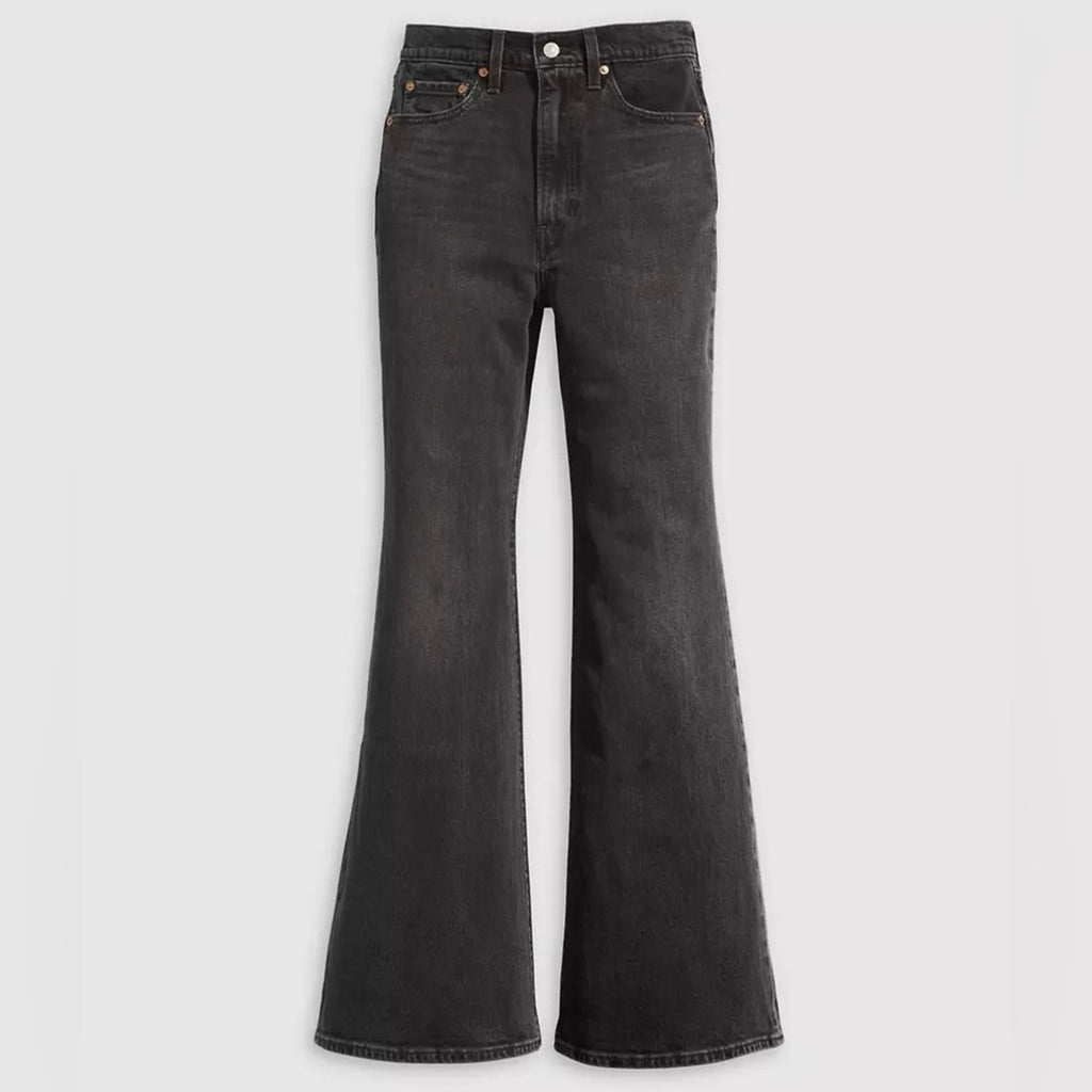 Levi's Ribcage Bell Jeans • On The Town Black • Size 32 x 32 • NWT