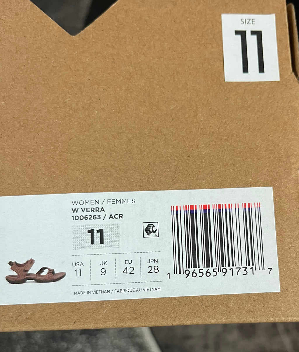 Teva Verra Sport Sandals • Acorn Brown • Size 11 • NIB