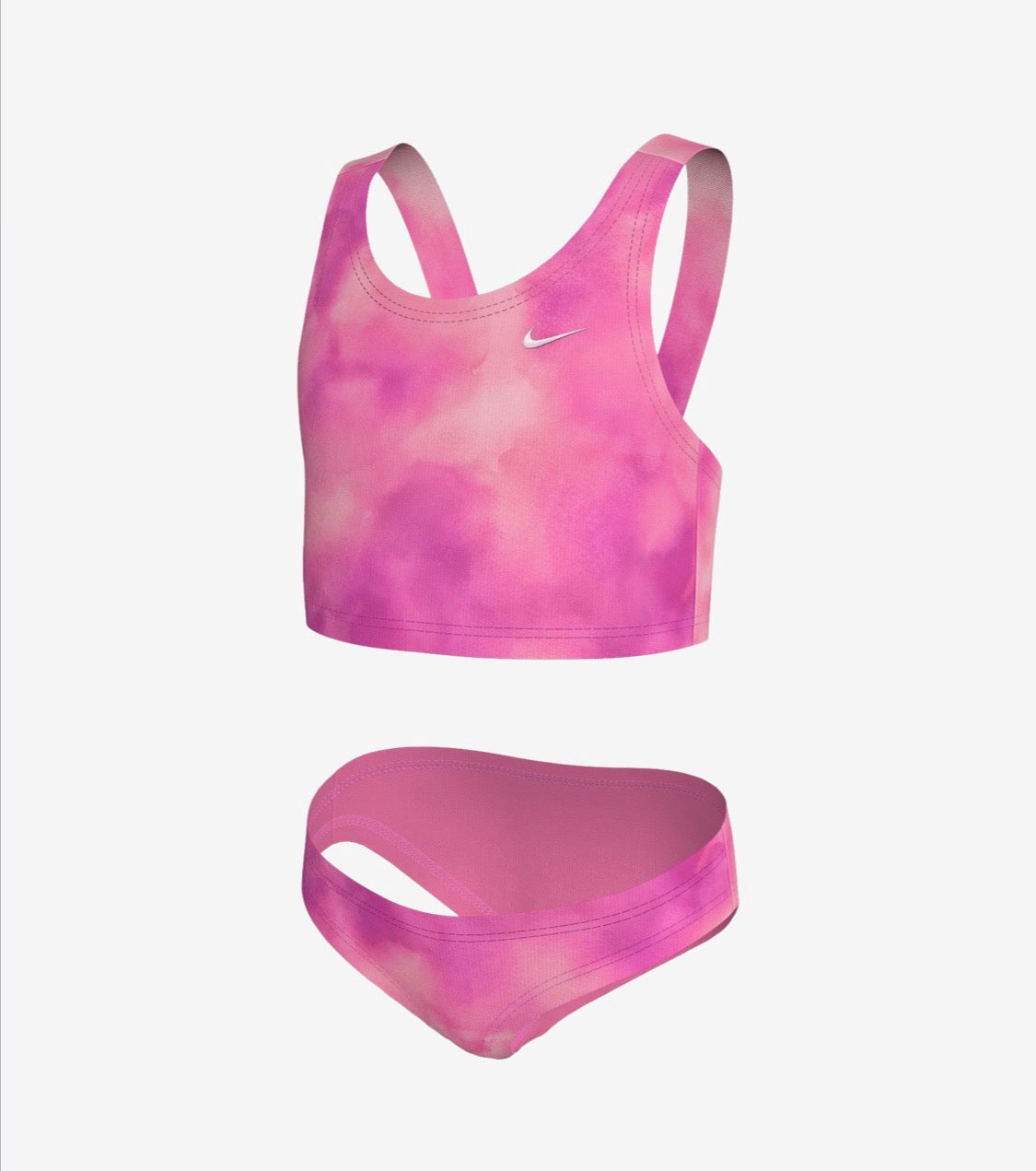 NWT Nike Girls Pink 3-Piece Swim Set Size 6X