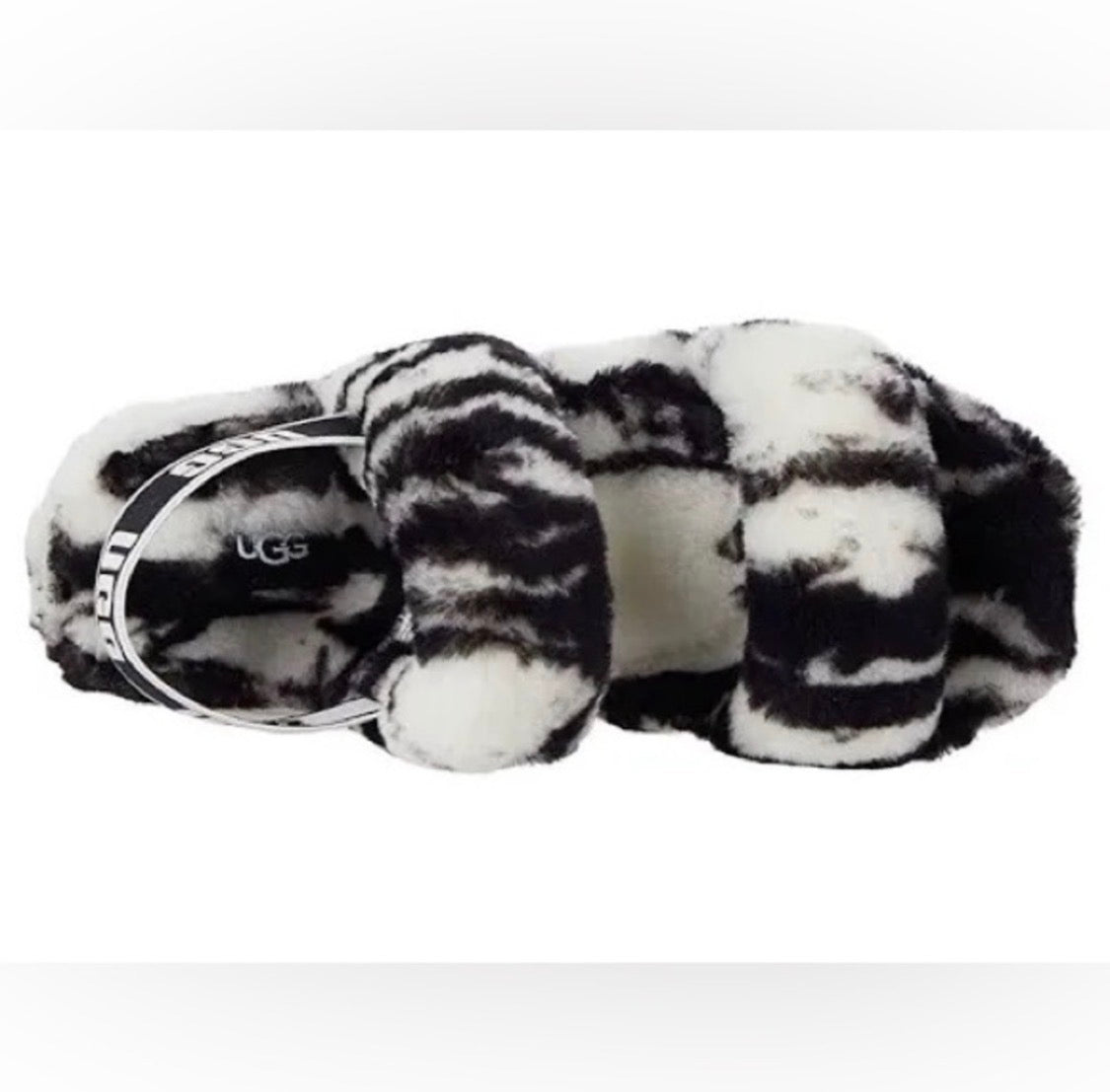 UGG Oh Yeah Slide Sandal | Black & White Marble | Women's Size 7 | NIB