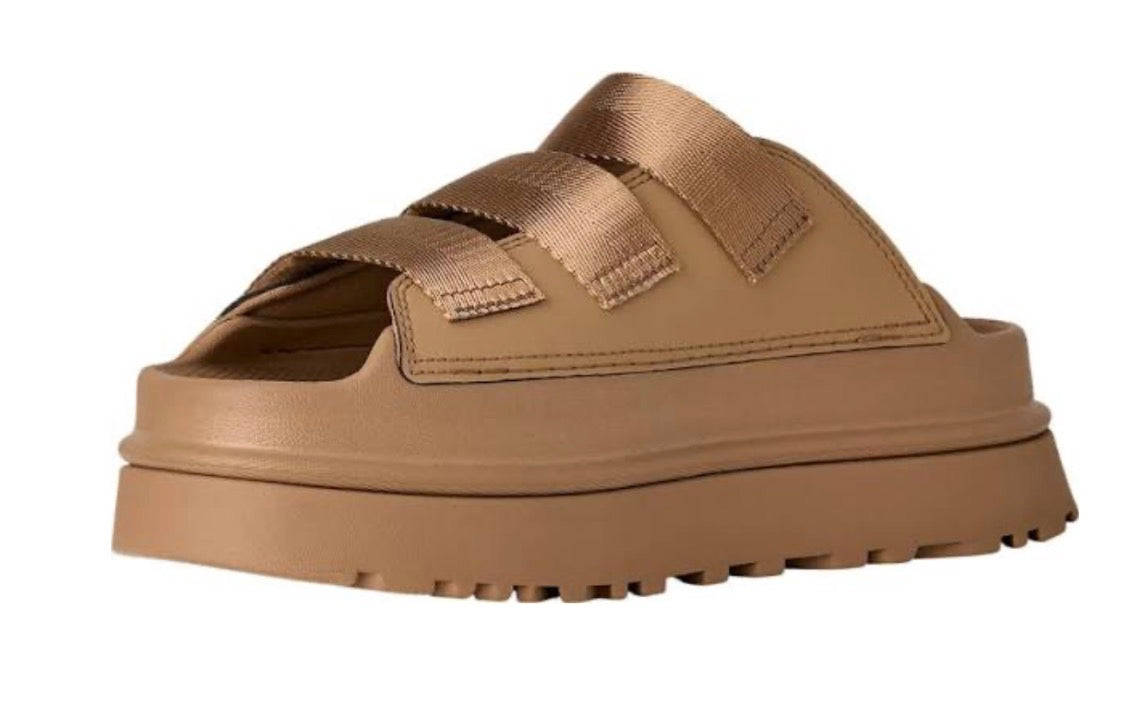 UGG Goldenglow Platform Sandals • Dark Sand • Women’s 12 • New