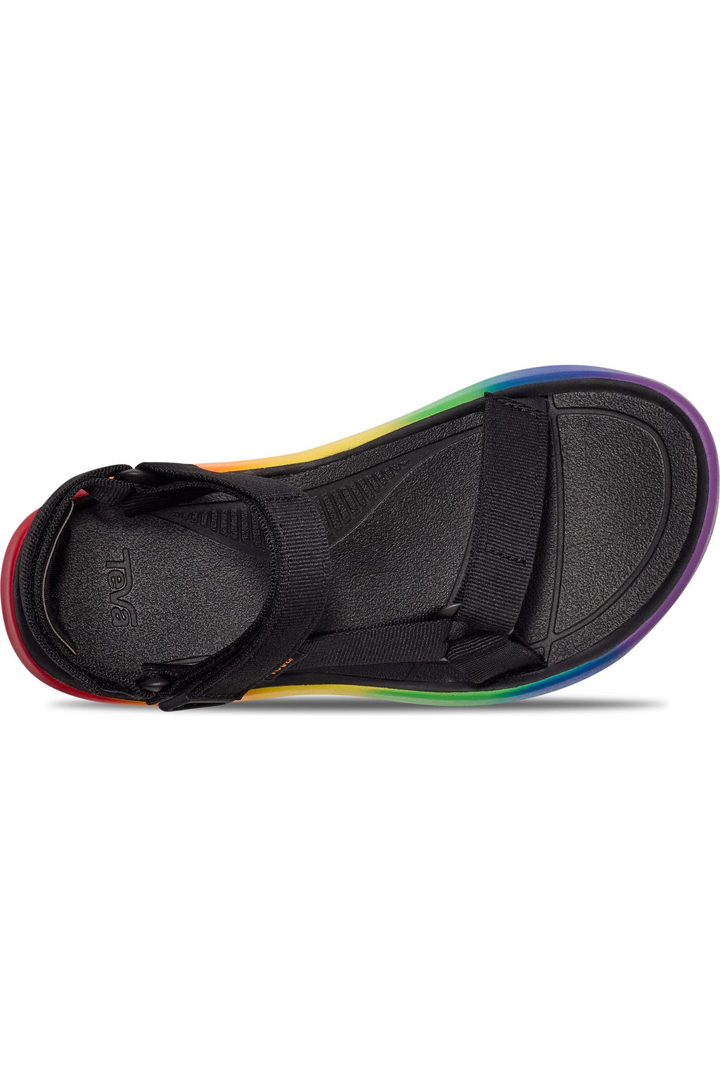 NIB Teva Hurricane XLT2 Ampsole Brite Platform Sandals • Black / Rainbow • Size: Men's 14 / Women's 16