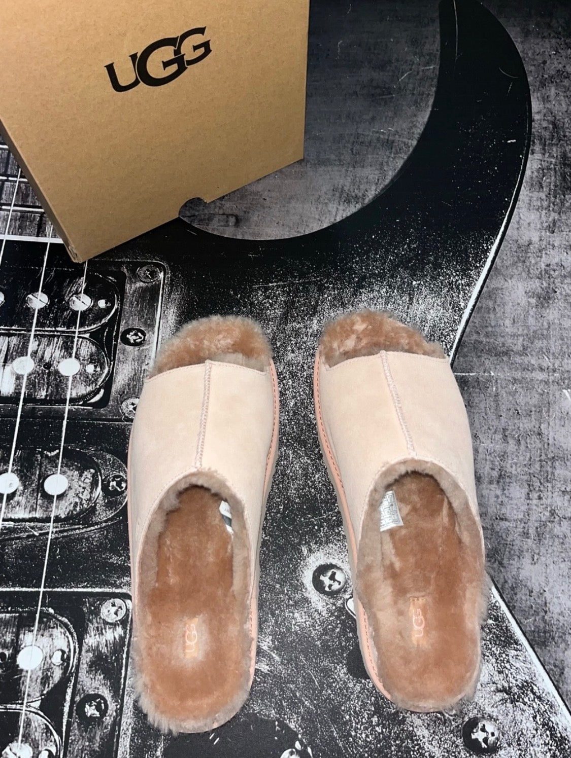 UGG Greenport Slide Sandal | Beige Blush Pink | Women's Size 12 | NIB