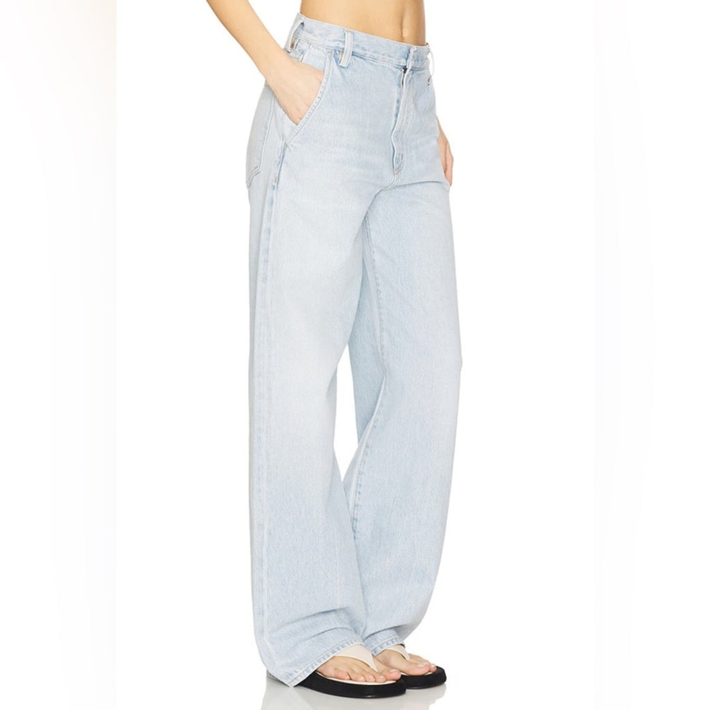 AGOLDE Shona Trouser Jeans • Border Light Blue Wash • Size 29 • NWT