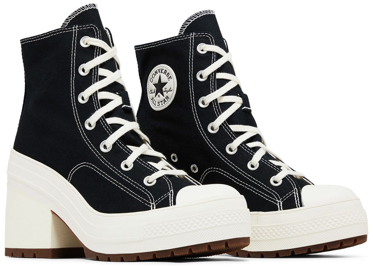 Converse Chuck 70 De Luxe Heel High — Black Egret | Size 12 (fits Men's 10)