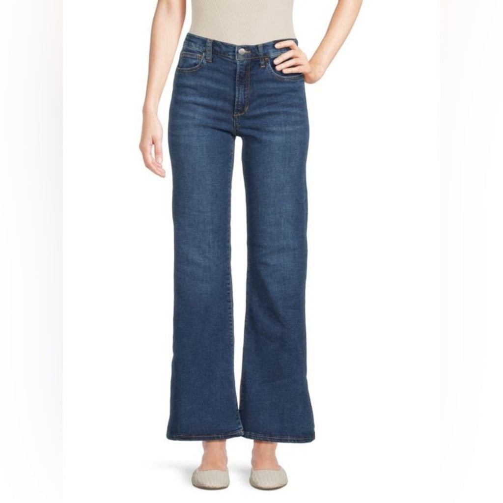 Joe's Jeans High Rise Petite Flare Jeans • Blue Wash • Size 31 • NWT