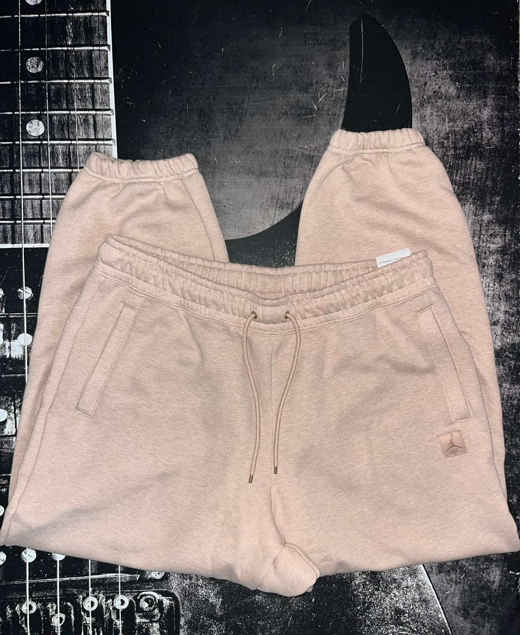 Jordan Flight Sweatpants — Heather Legend Cream Tan | Size 1X