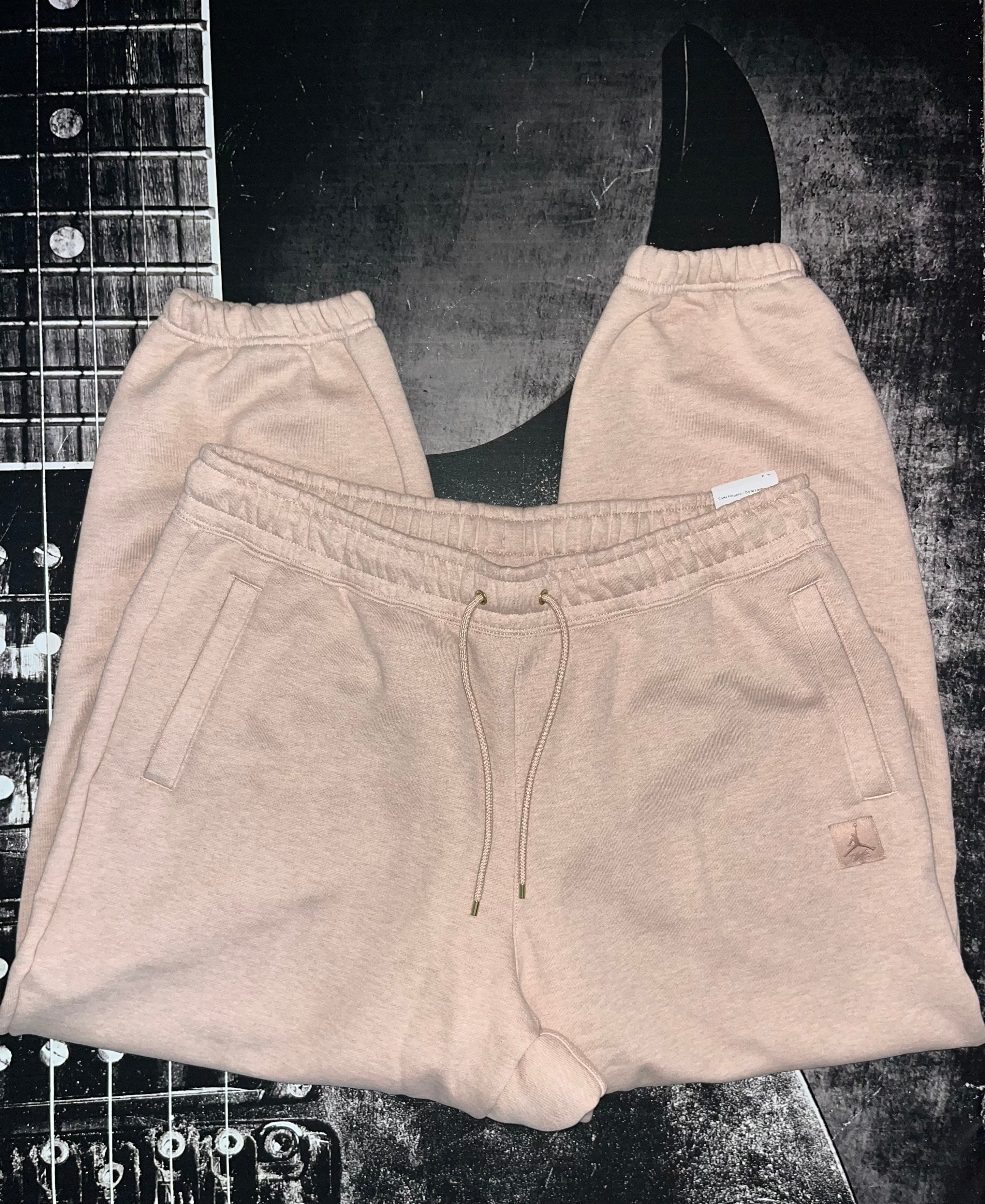 Jordan Flight Sweatpants — Heather Legend Cream Tan | Size 1X