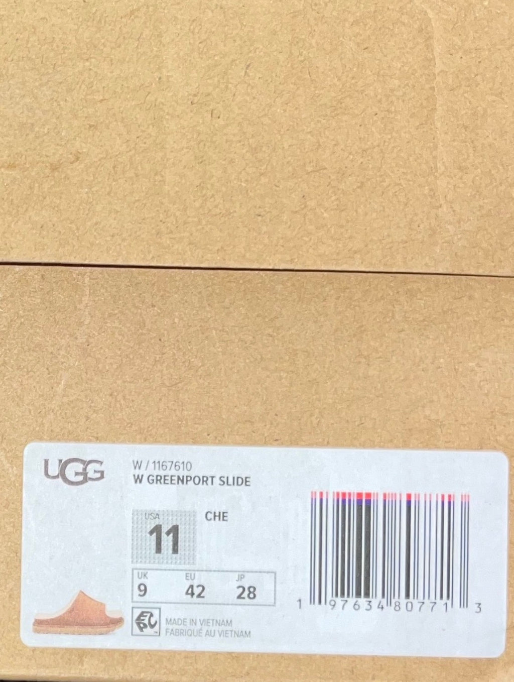 UGG Greenport Slide Sandal | Chestnut | Women's Size 11 | NIB