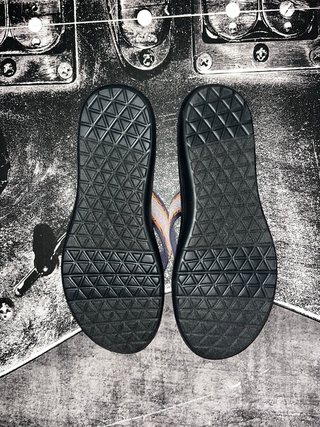 NIB Teva Voya Flip Flops • Topo Lupine Purple Print • Size: Women's 11