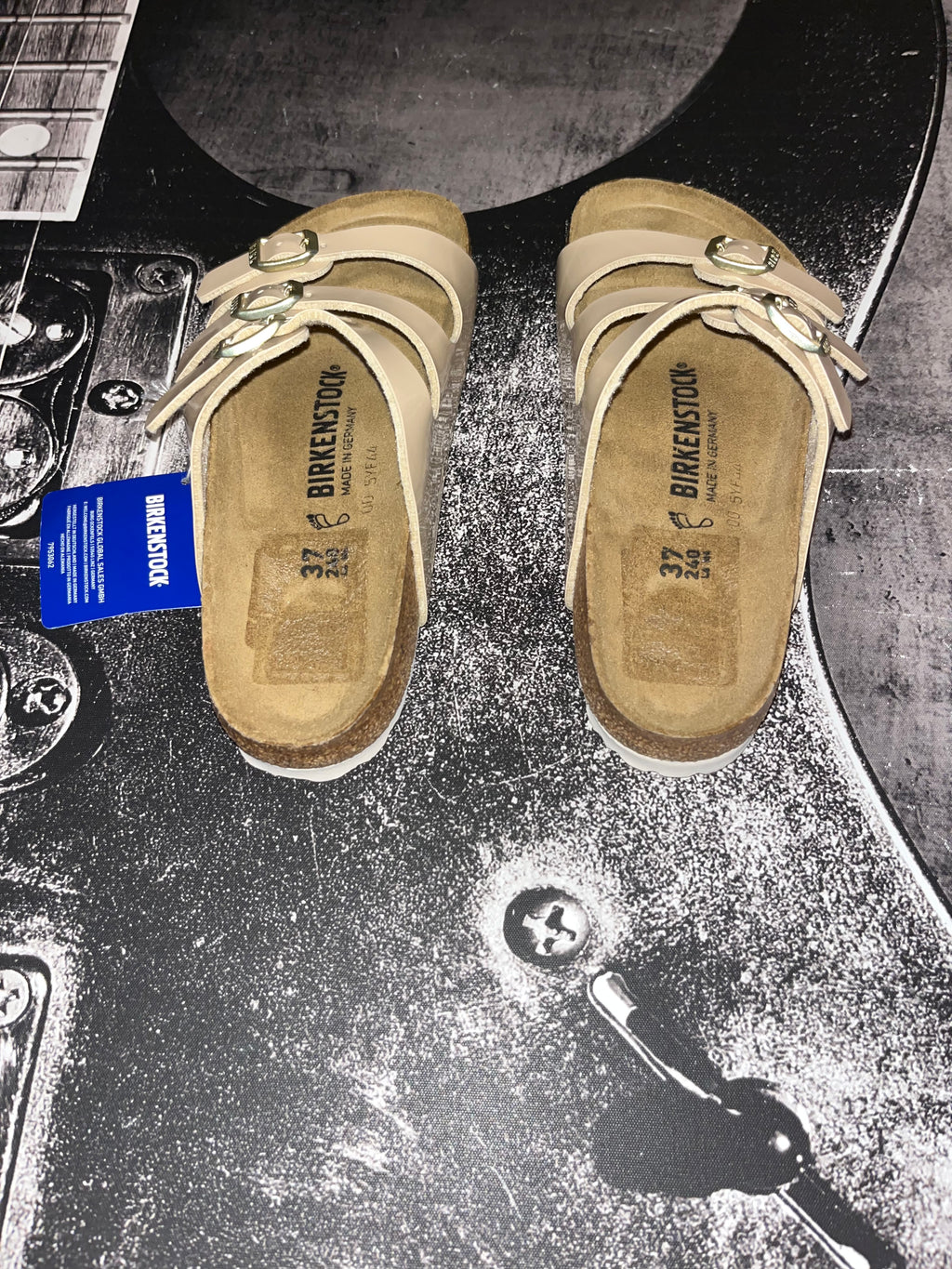 NEW Birkenstock Florida Graceful Slide Sandals • Sand • Size: EU 37 / Women's US 6–6.5