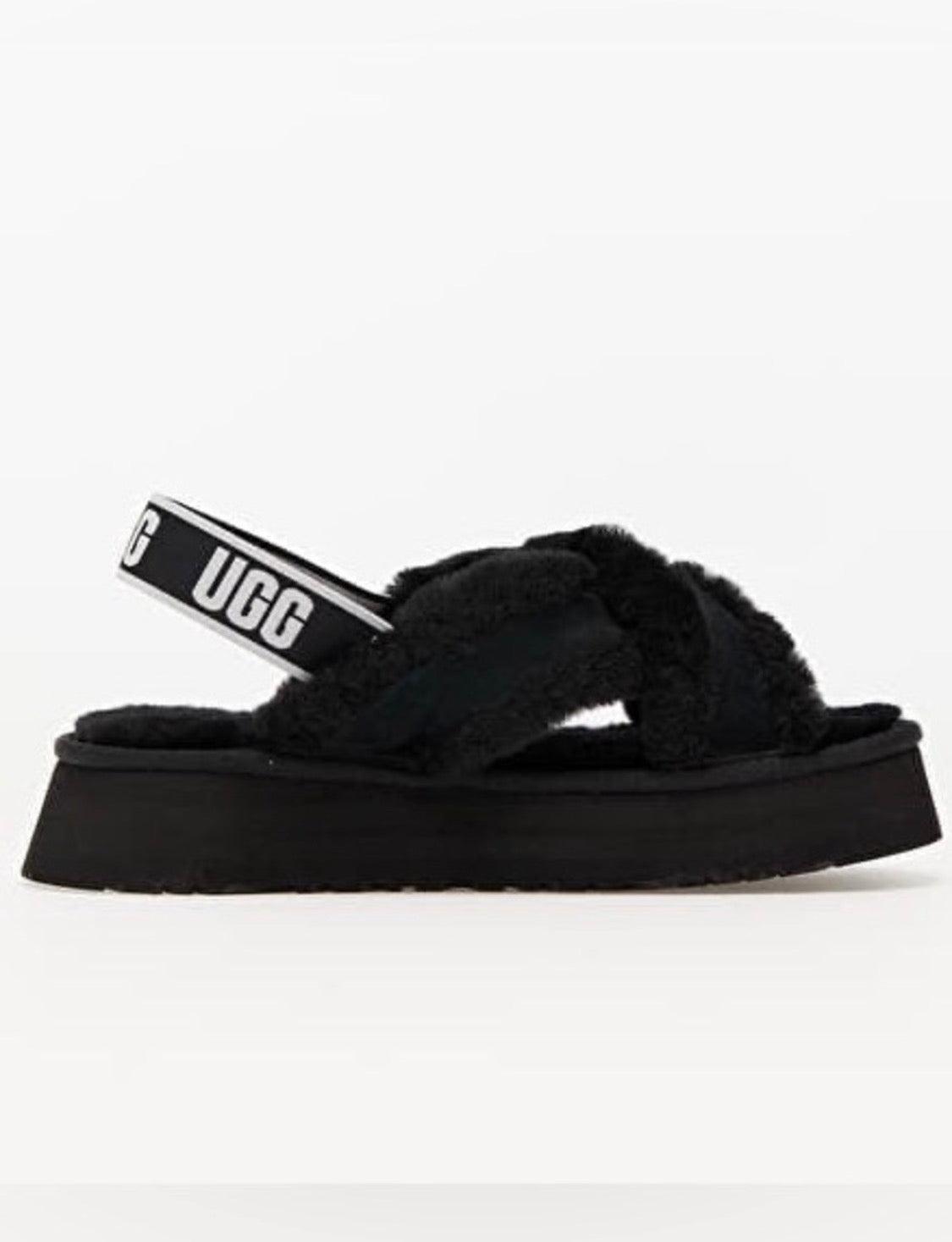 UGG Disco Cross Slide Sandal | Black | Women's Size 9 | NIB
