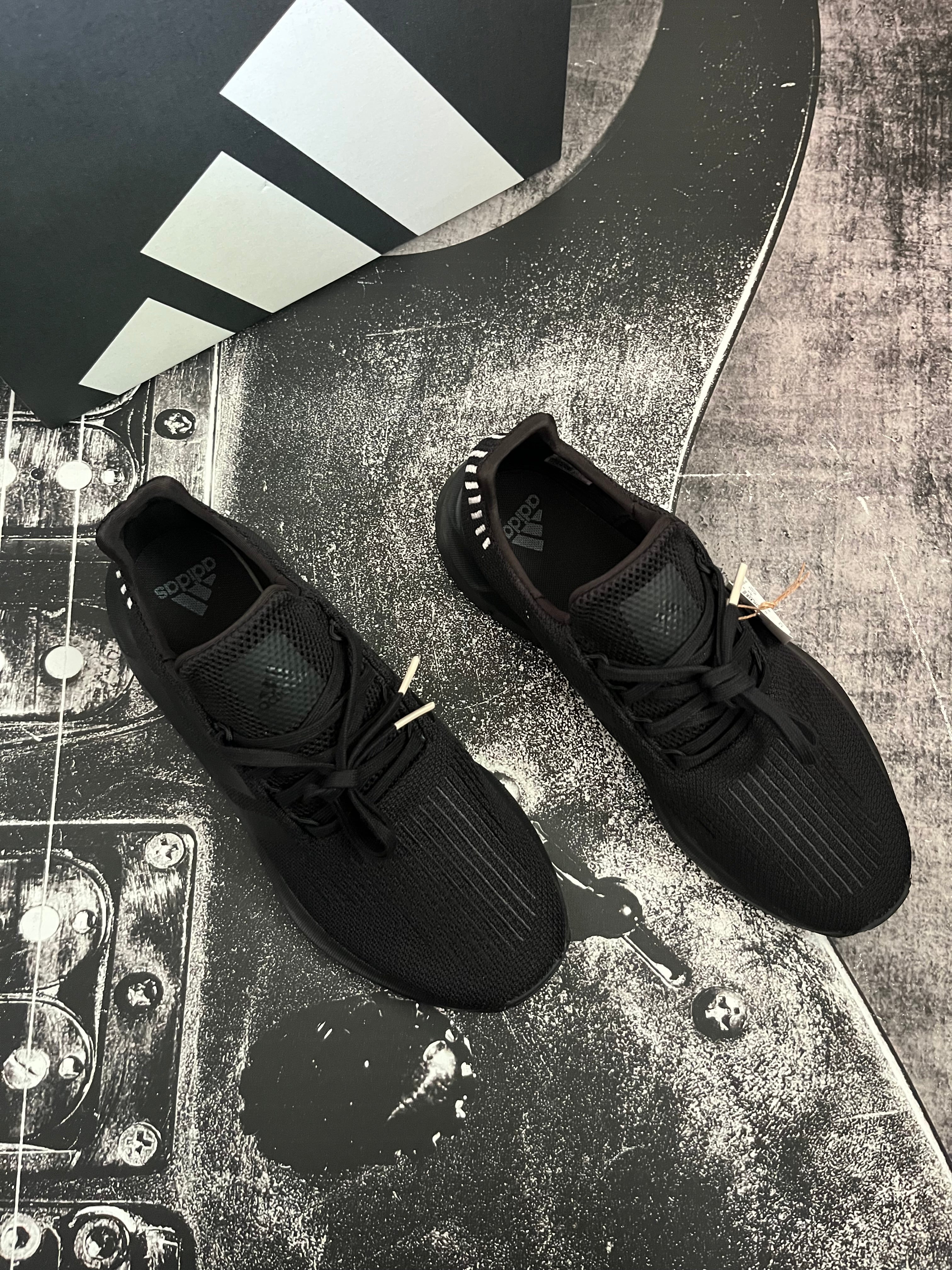 Adidas Swift Run 1.0 Black Sneakers, Women's Size 11, New in Box