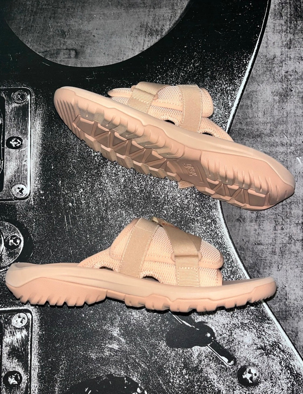 NIB Teva Hurricane Verge Sport Slide Sandals • Maple Sugar Light Pink • Size: Women's 11