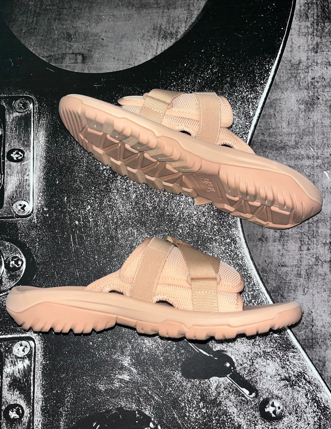 NIB Teva Hurricane Verge Sport Slide Sandals • Maple Sugar Light Pink • Size: Women's 11
