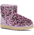 UGG Mini Classic Stellar Sequin Boot — Lilac Frost | Women's Size 5