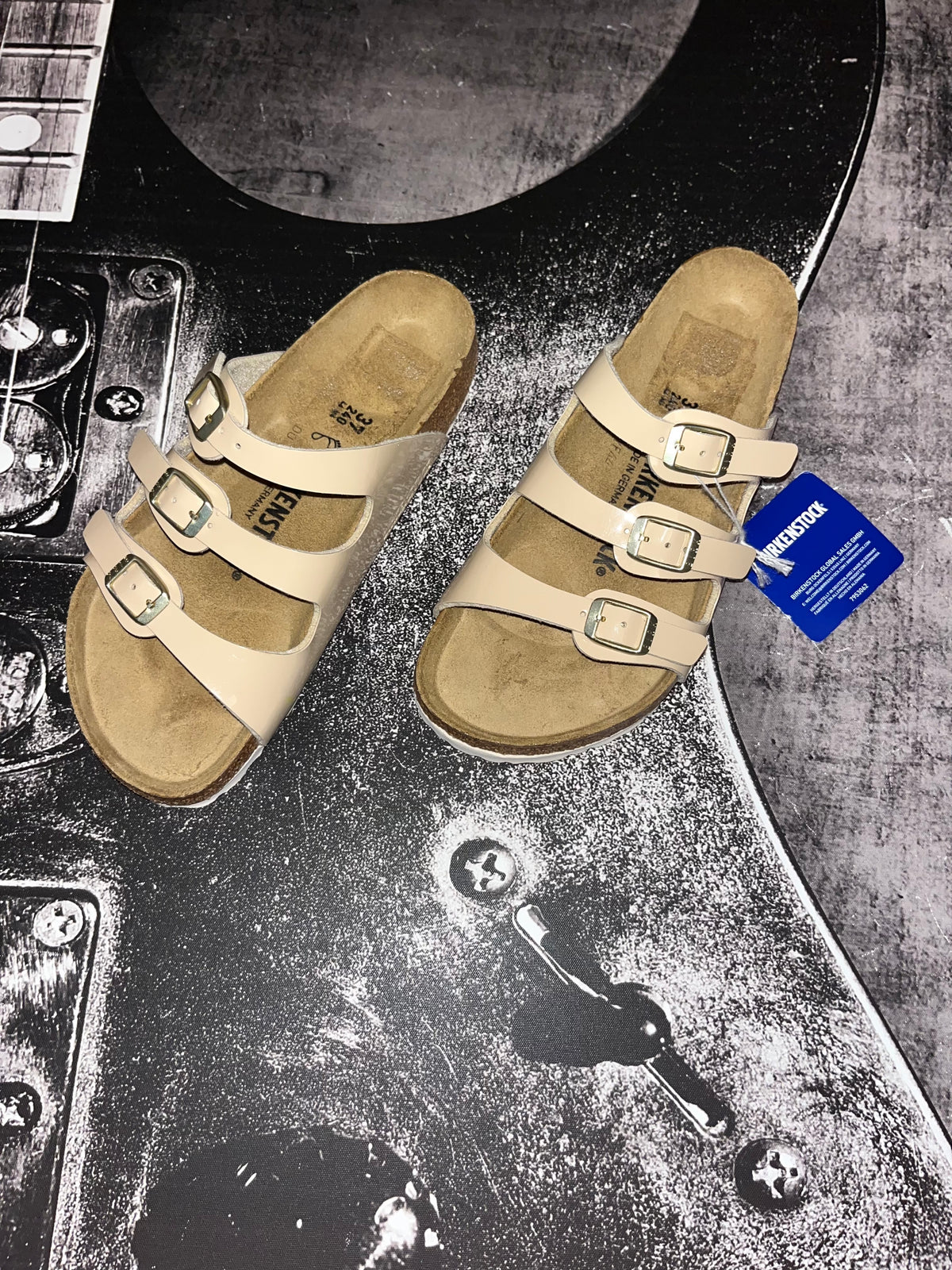 NEW Birkenstock Florida Graceful Slide Sandals • Sand • Size: EU 37 / Women's US 6–6.5