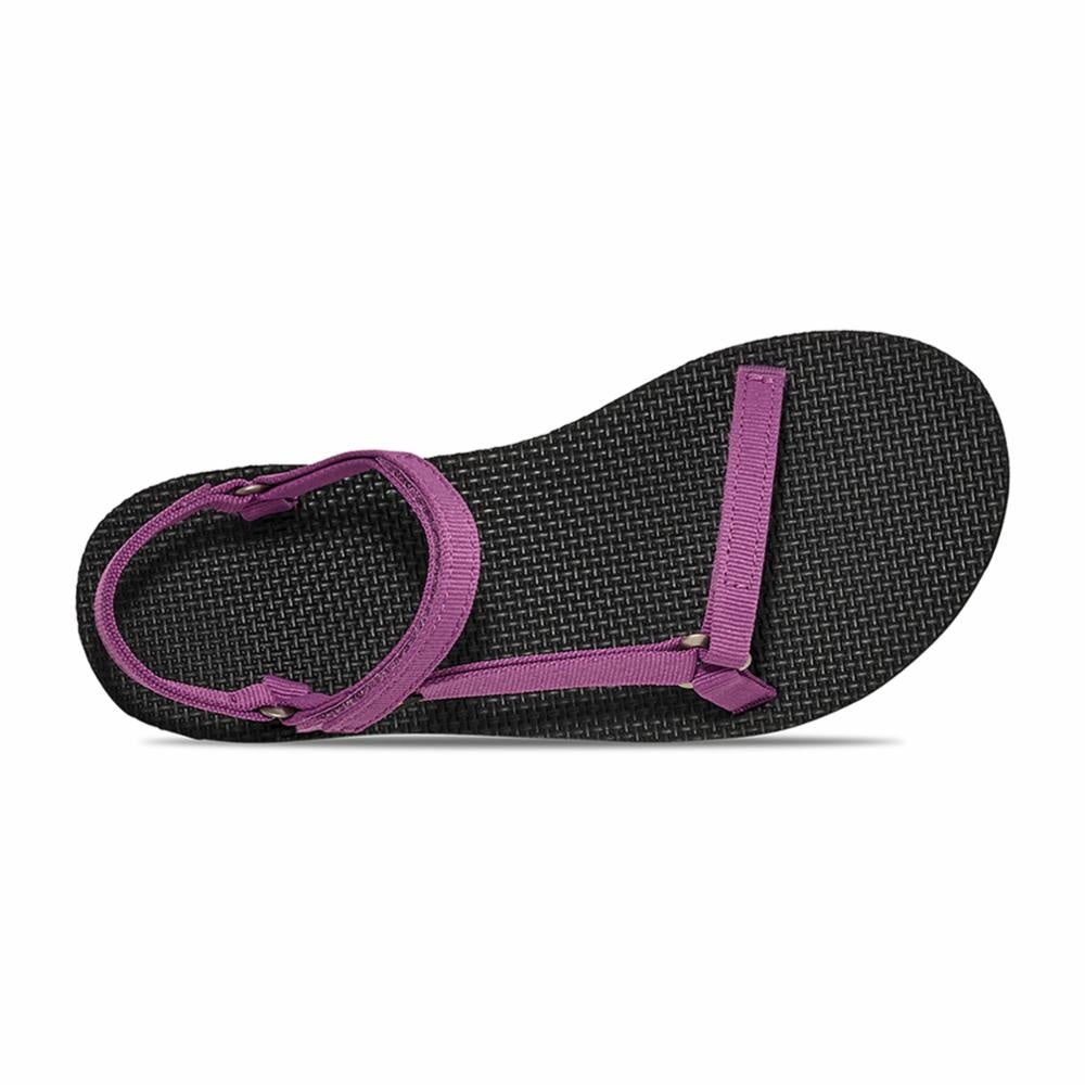 New Teva Original Universal Slim Strappy Sandals • Purple / Black • Size: Women's 9