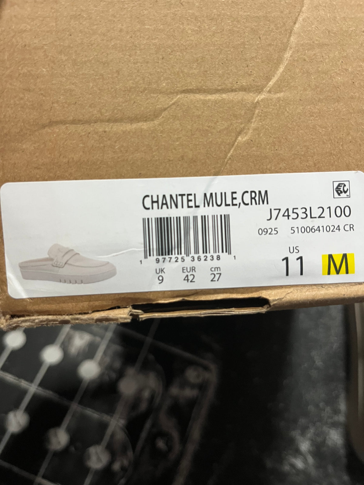 NIB Vionic Chantel Leather Platform Mules • Cream • Size: Women's 11 M