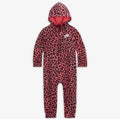 NWT Nike Baby Full-Zip Coverall Size 18M Pink Leopard
