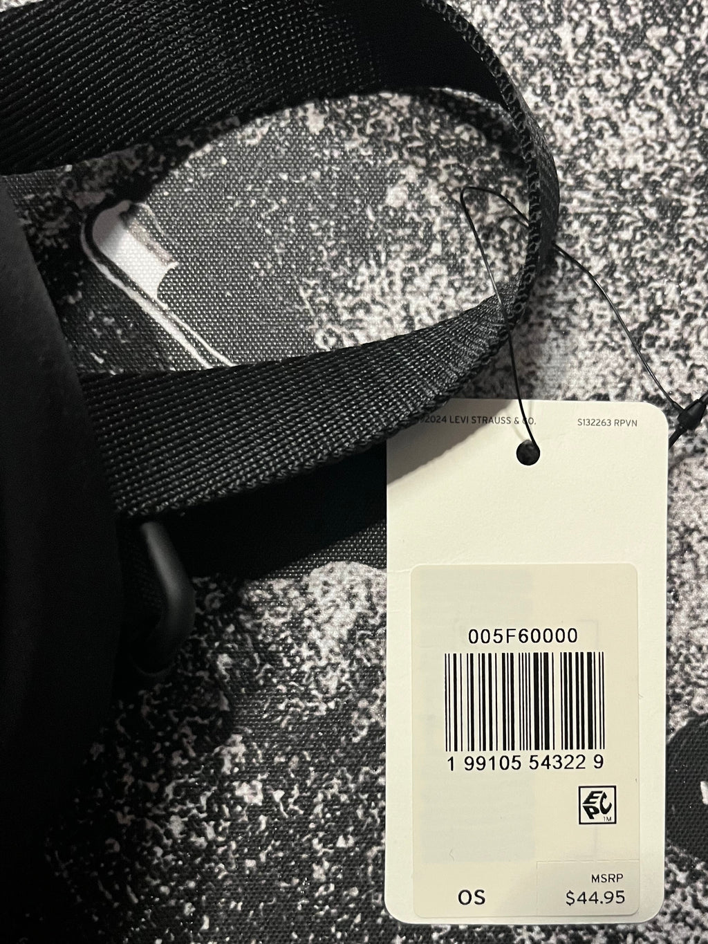 Levi's Mini Backpack, Caviar Black, 5.5L