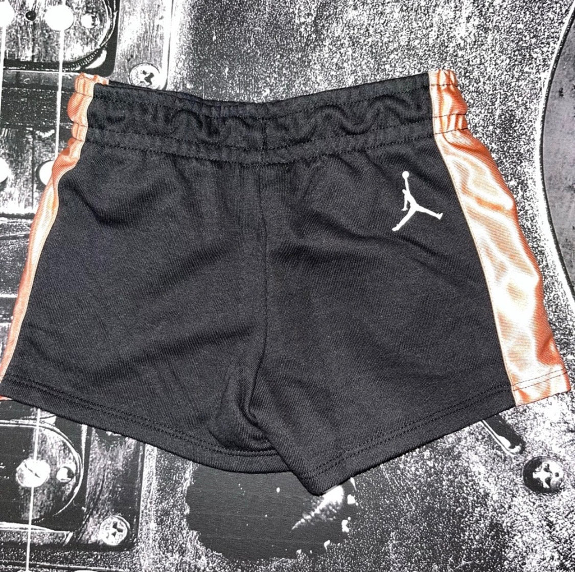 NWT Jordan Jumpman Girls Shorts Black & Rose Gold Size 4 / XS