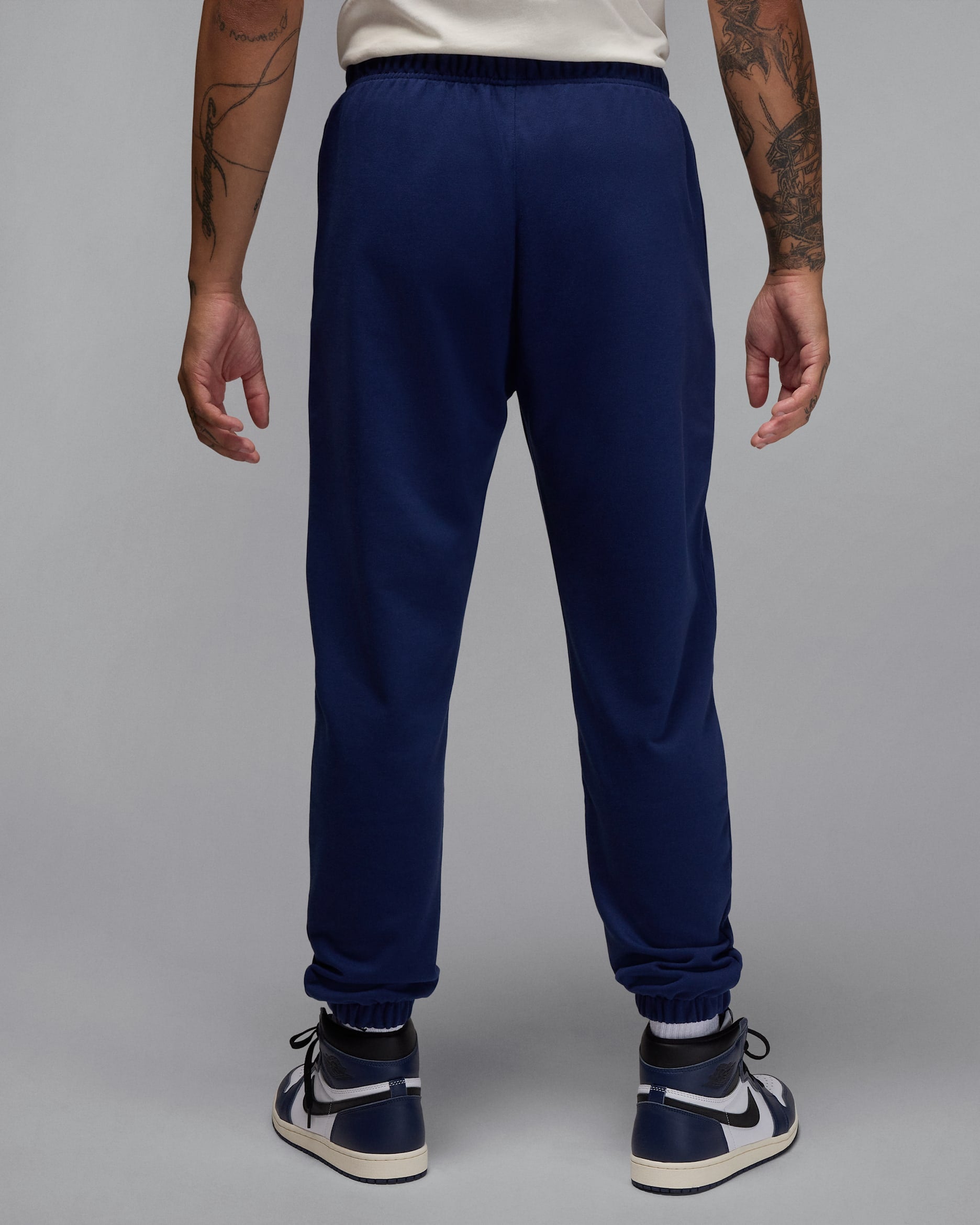 NWT Jordan Sport Crossover Dri-FIT Fleece Pants • Midnight Navy / White • Size: Large